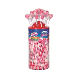 Vidal Lotta Lollies Strawberry (per Lollipop)