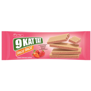 Ulker 9 Kat Strawberry Wafers 114g